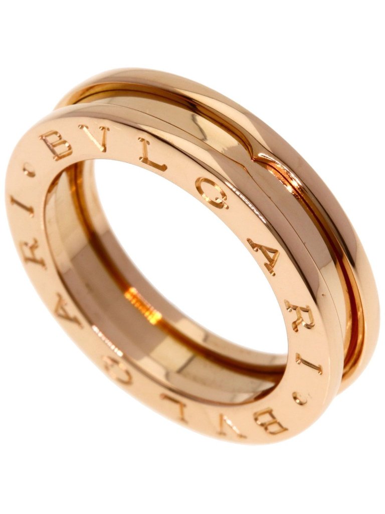 Bvlgari B-Zero One Band 50 Ring 18k Pink Gold